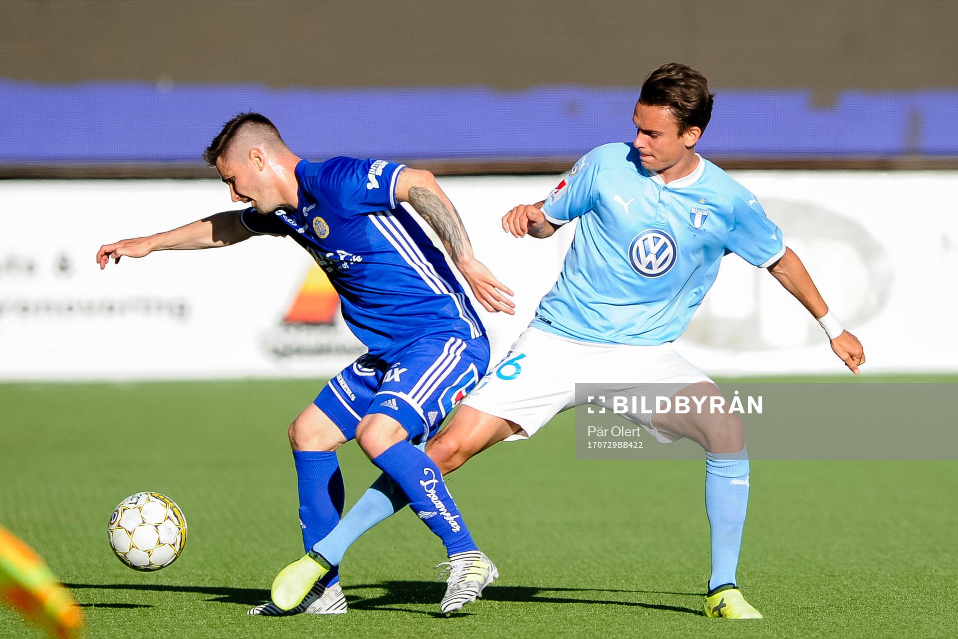 Malmö FFs Andreas Vindheim och Sundsvalls Kristinn Freyr
