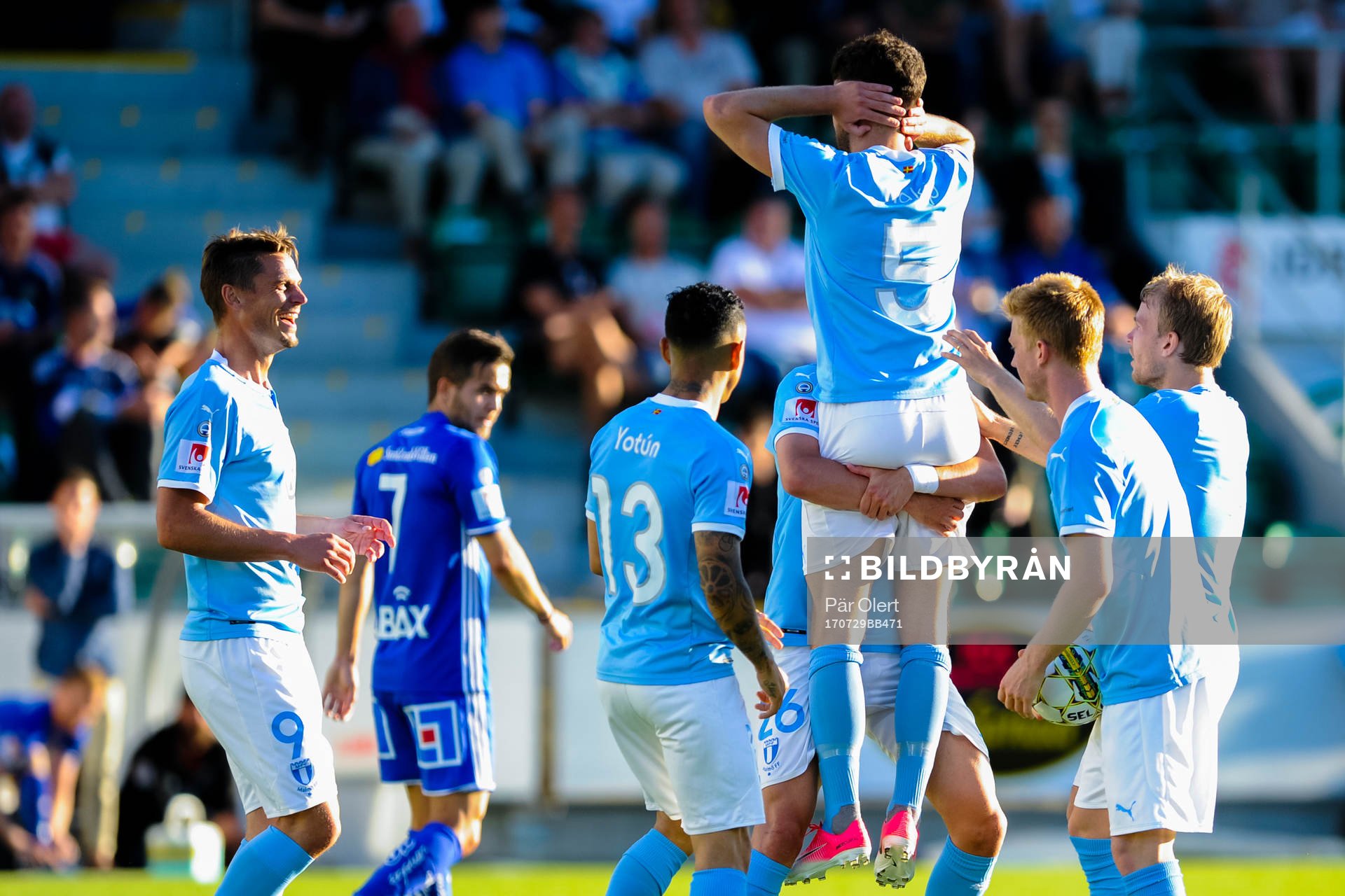 Malmö FFs Erdal Rakip jublar