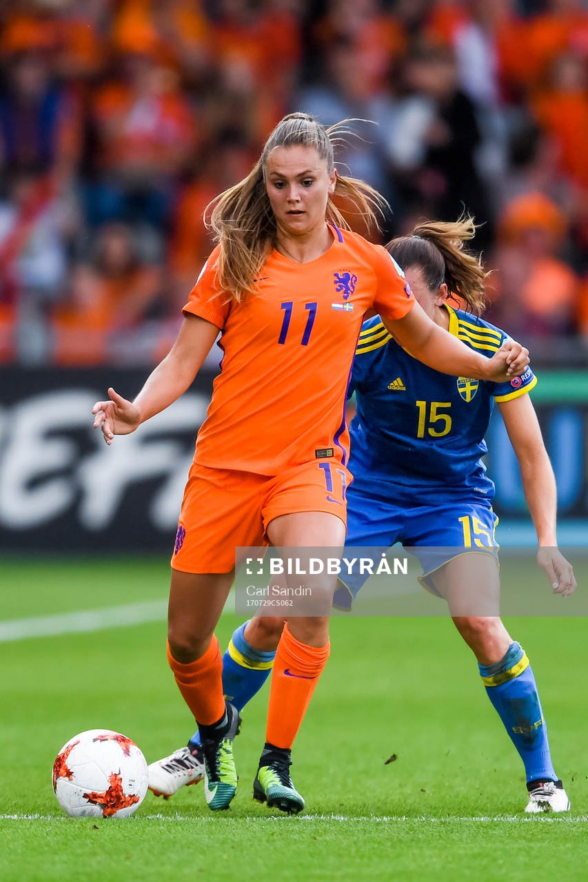 Hollands Lieke Martens  i kvartsfinalen mellan Holland och