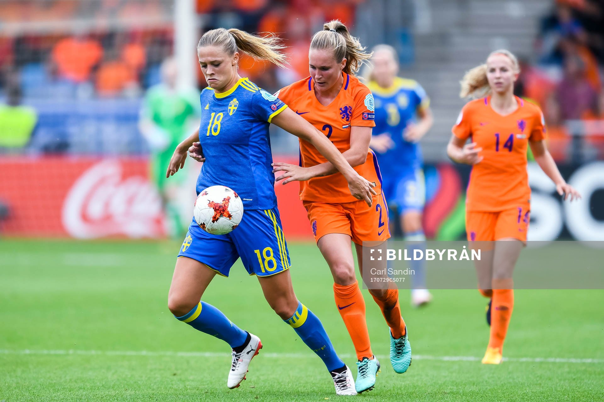Sveriges Fridolina Rolfö och Hollands Desiree van Lunteren