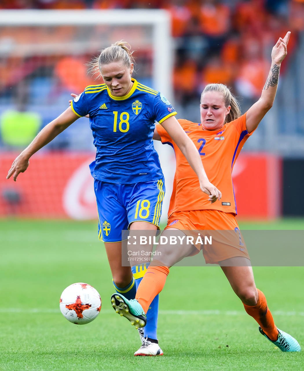 Sveriges Fridolina Rolfö och Hollands Desiree van Lunteren