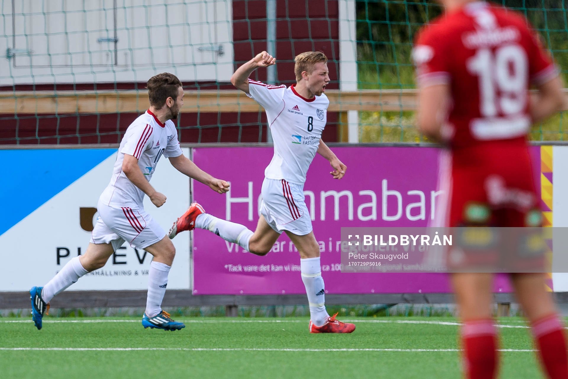 Täfteås Mattias Lidberg jublar