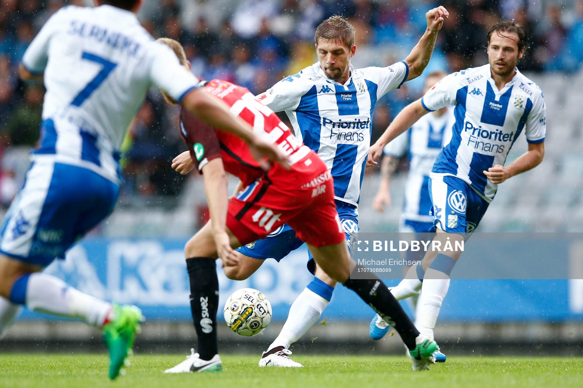 IFK Göteborgs Mikael Boman skjuter