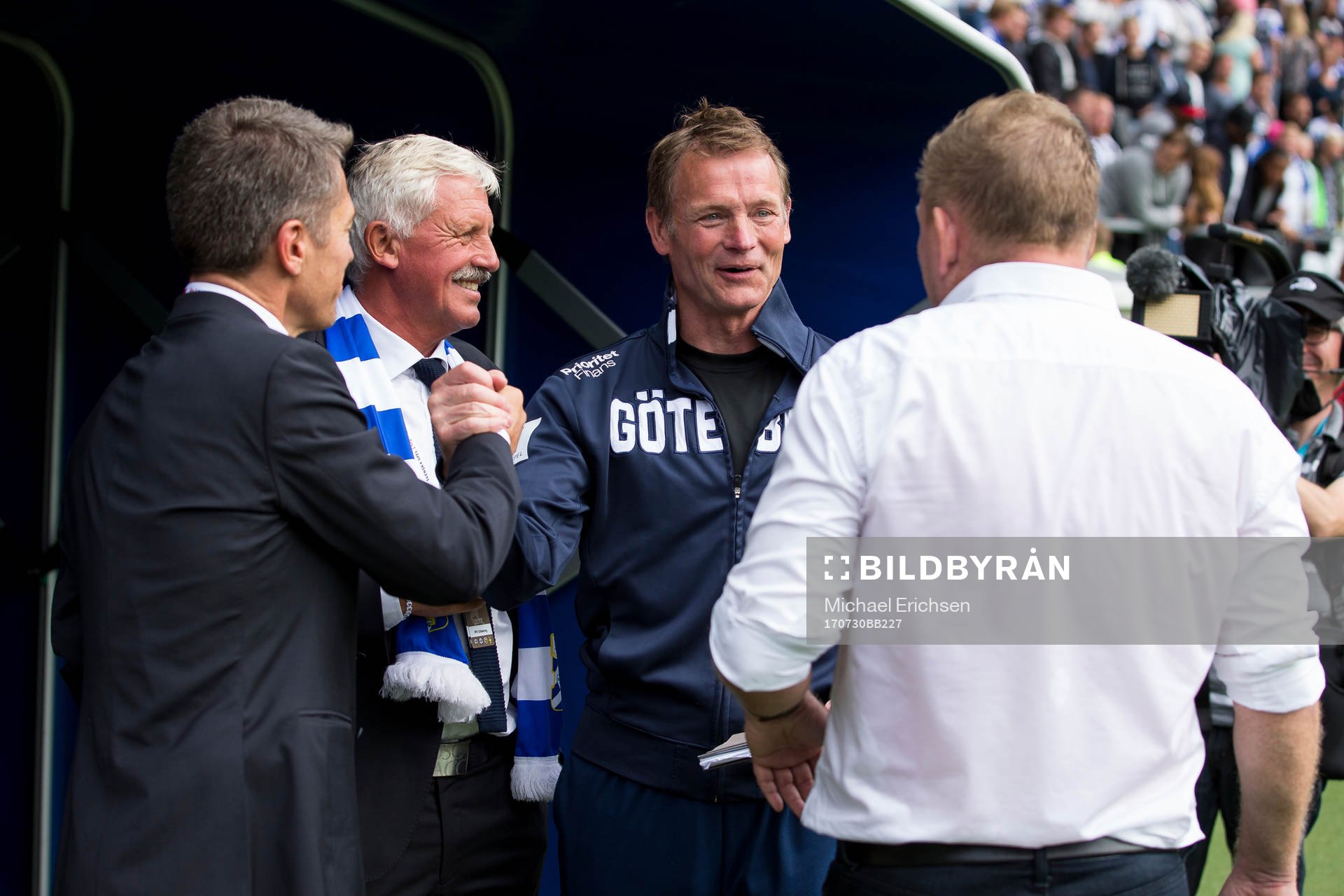 IFK Göteborgs sportchef Mats Gren, ordförande Frank