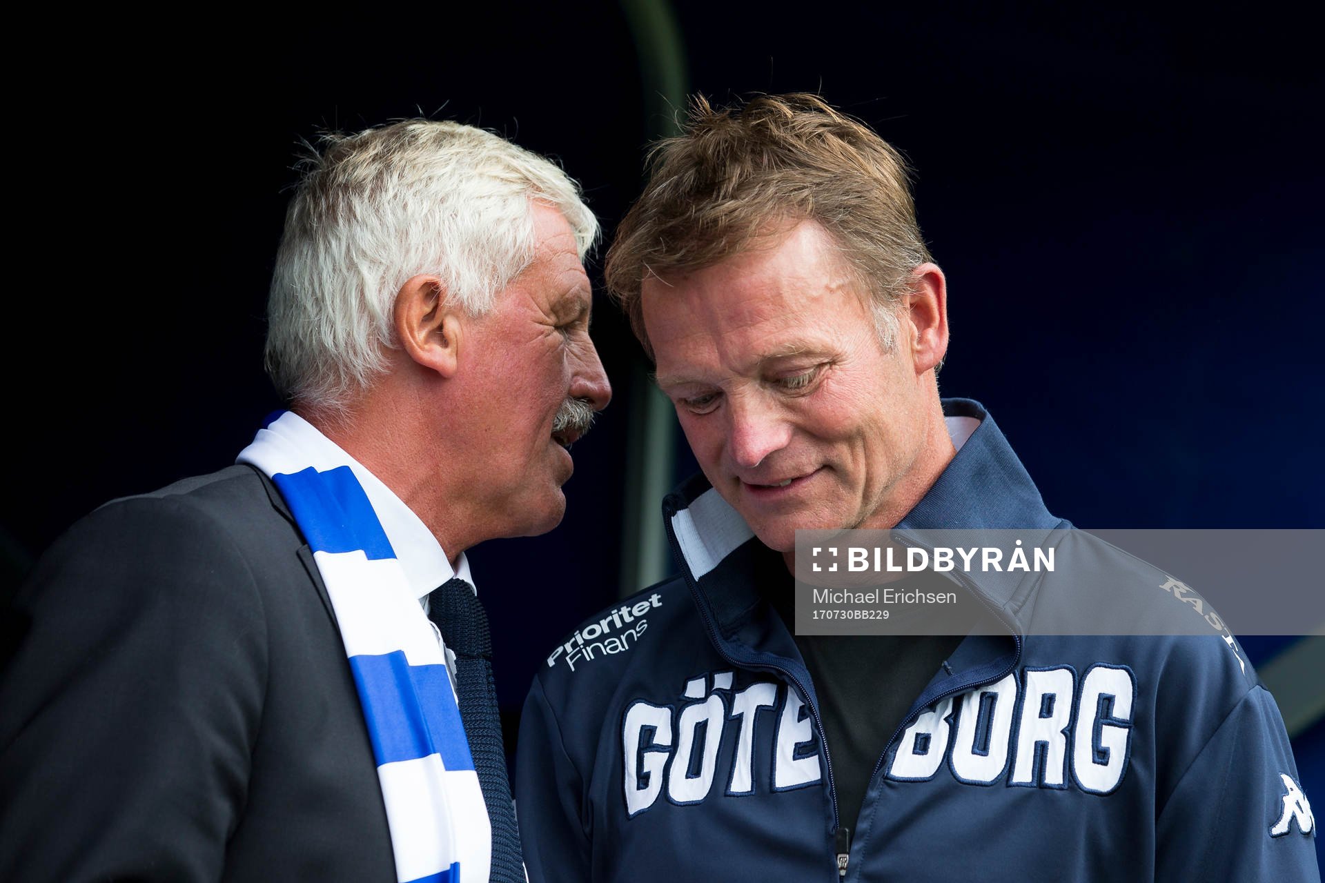 IFK Göteborgs ordförande Frank Andersson och assisterande