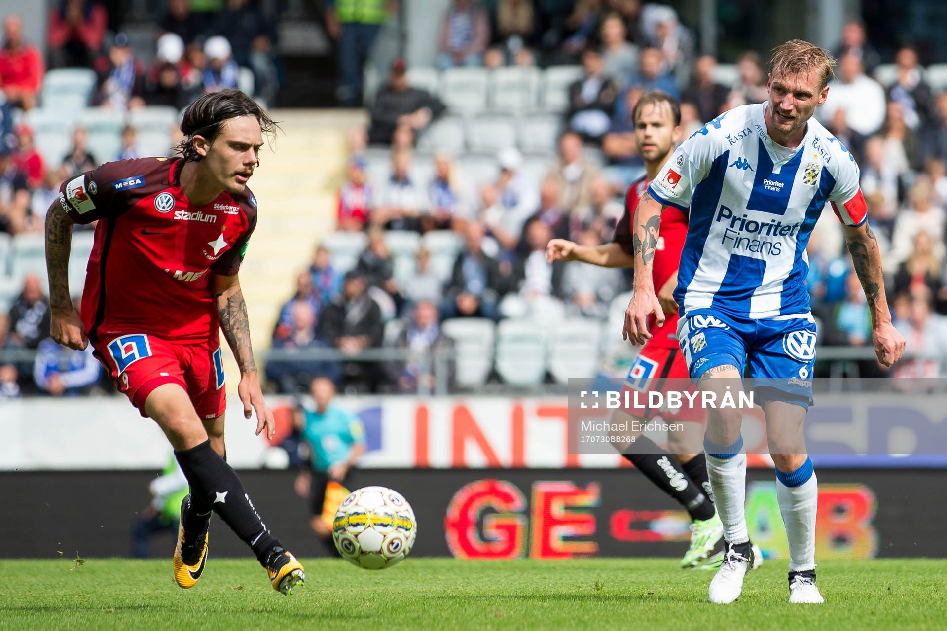 IFK Göteborgs Sebastian Eriksson och Norrköpings David