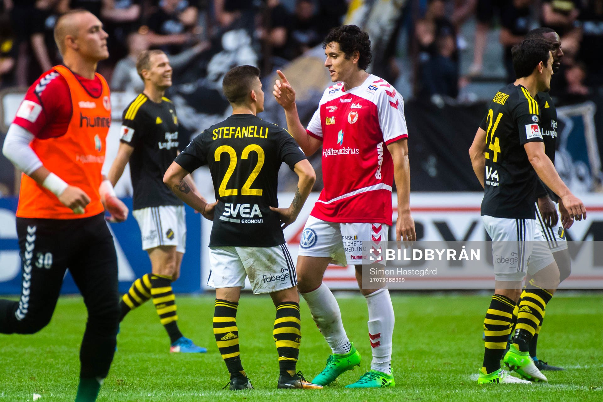s Nicolas Marcelo Stefanelli och Kalmars Marko Biskupovic