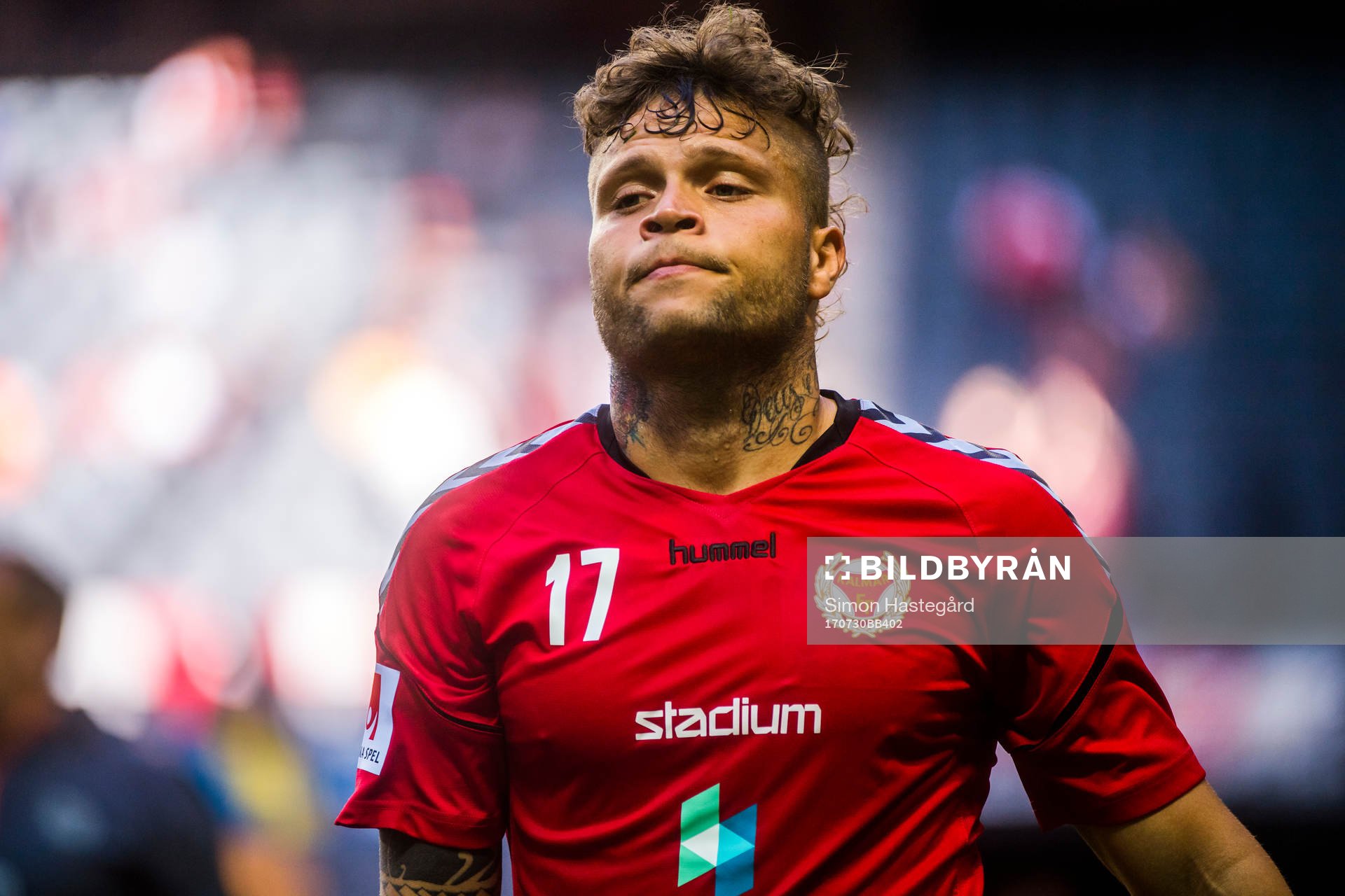 Kalmars Romario Marques Rodrigues före  fotbollsmatchen i