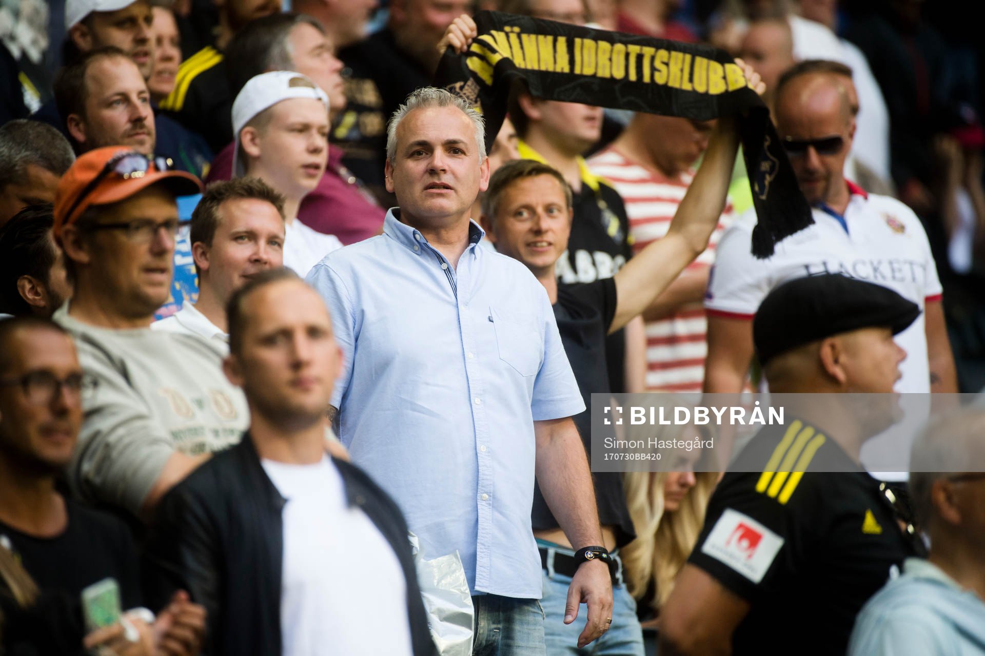 Johan Segui  på läktaren