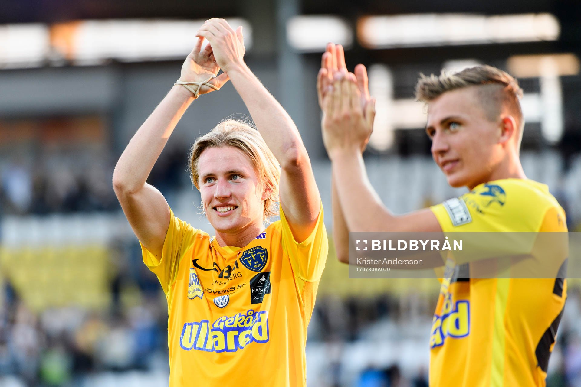 Falkenbergs Viktor Götesson jublar