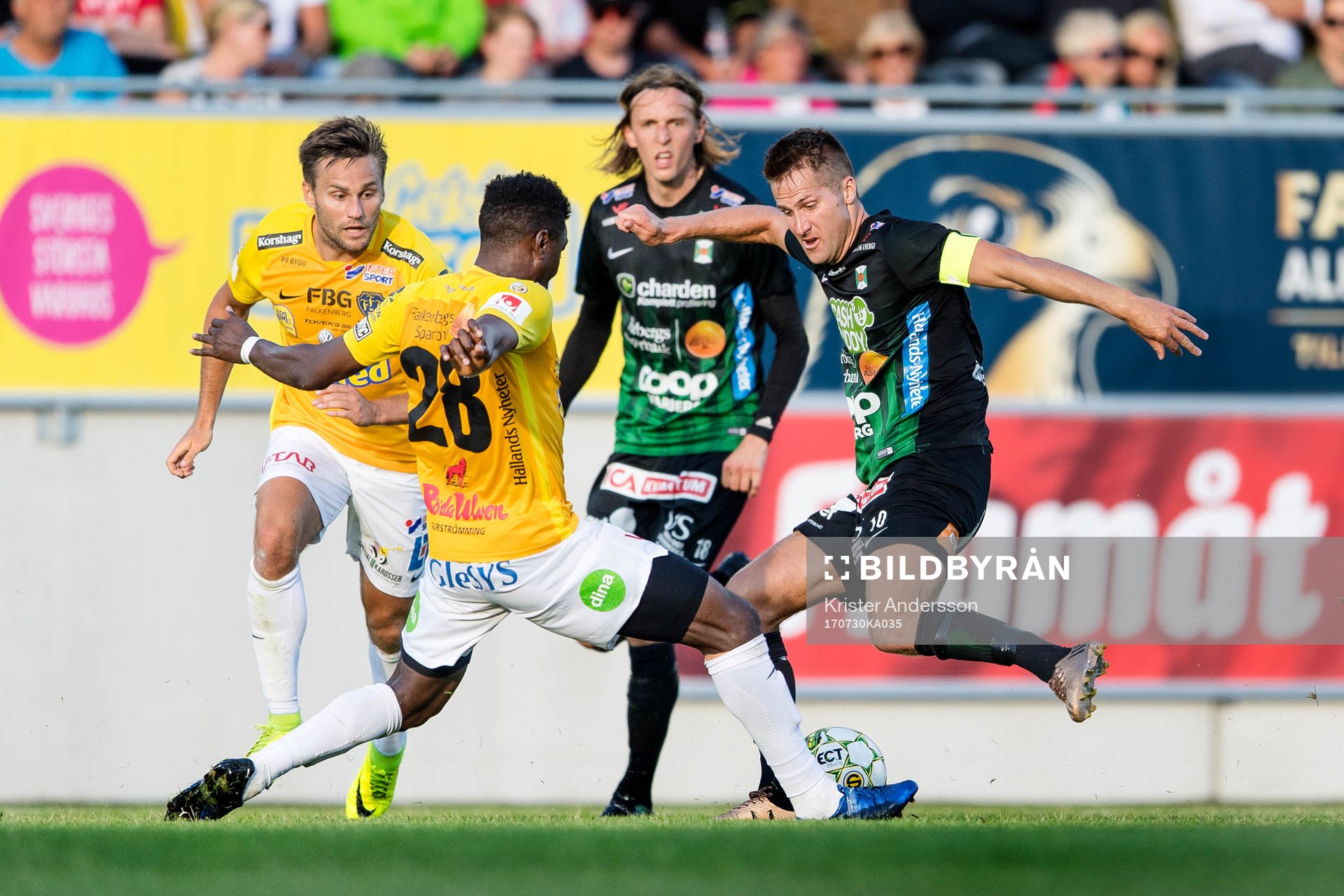 Falkenbergs Dominic Chatto och Varbergs Gabriel