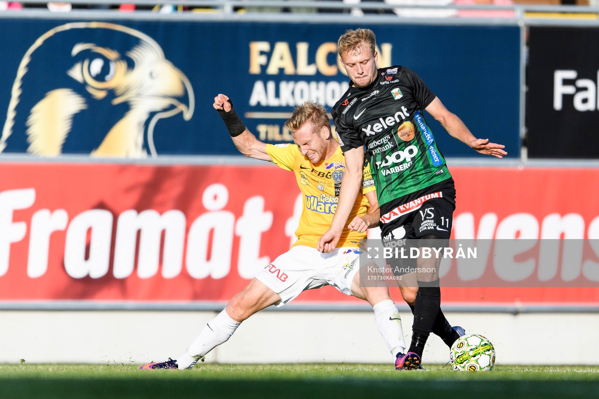 Falkenbergs Tobias Englund och Varbergs Jakob Olsson