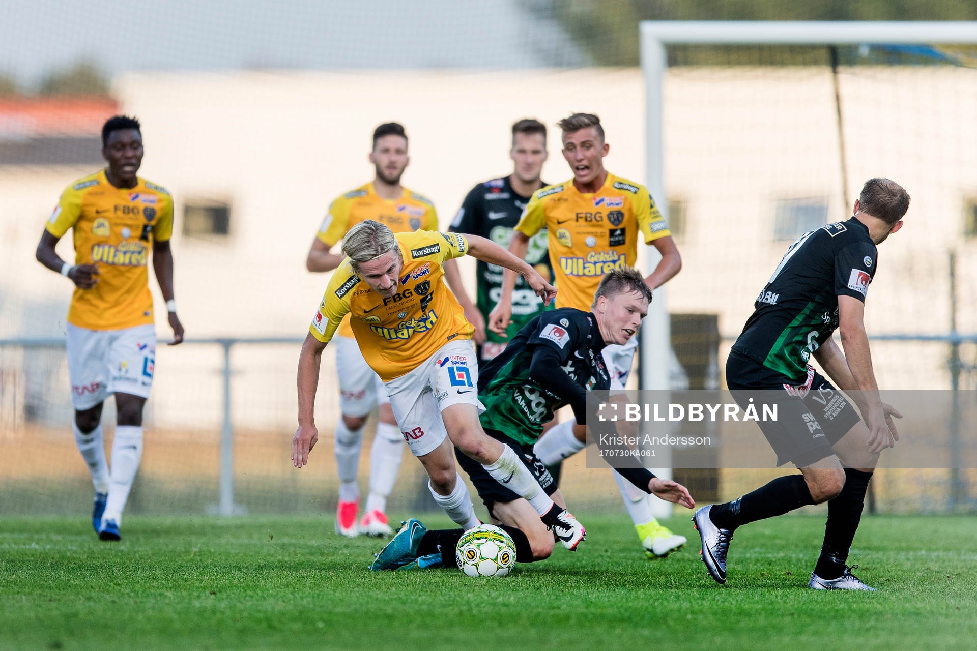 Falkenbergs Viktor Götesson och Varbergs Anton Liljenbäck
