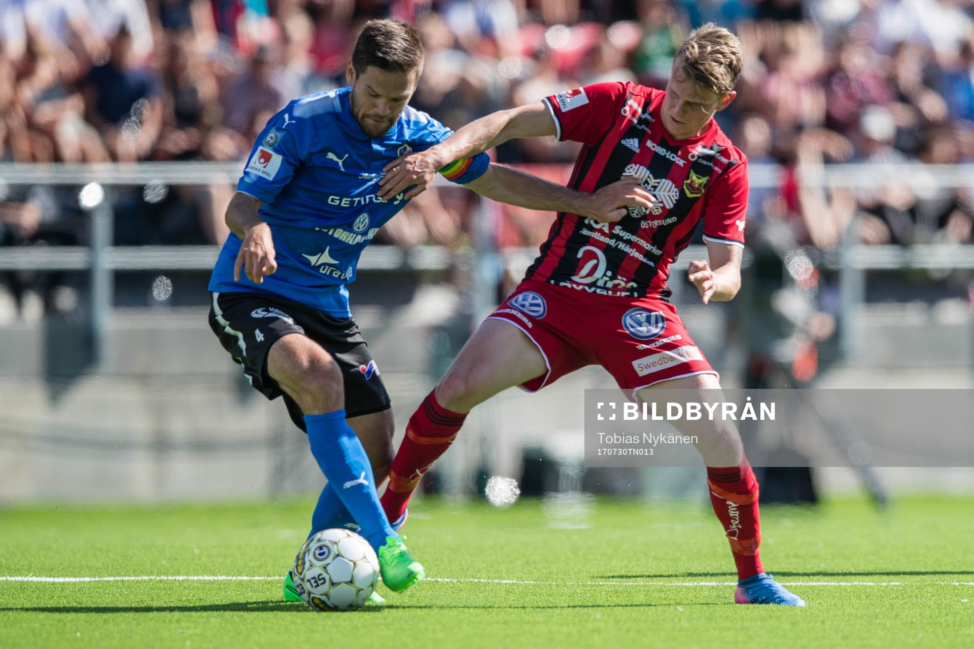Halmstads Ivo Pekalski mot Östersunds Tim Björkström