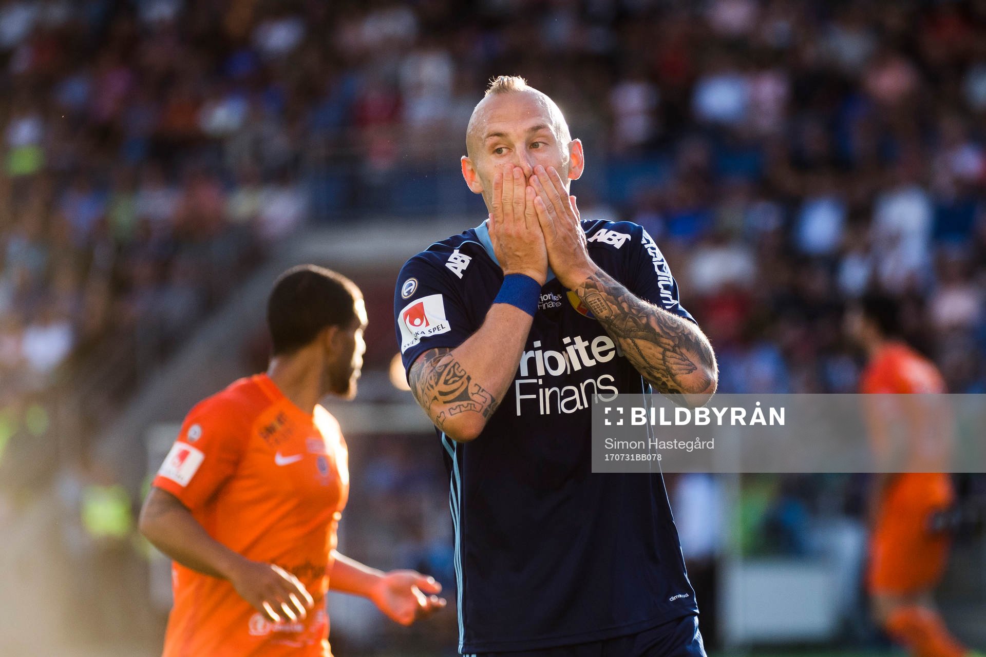 Djurgårdens Magnus Eriksson deppar