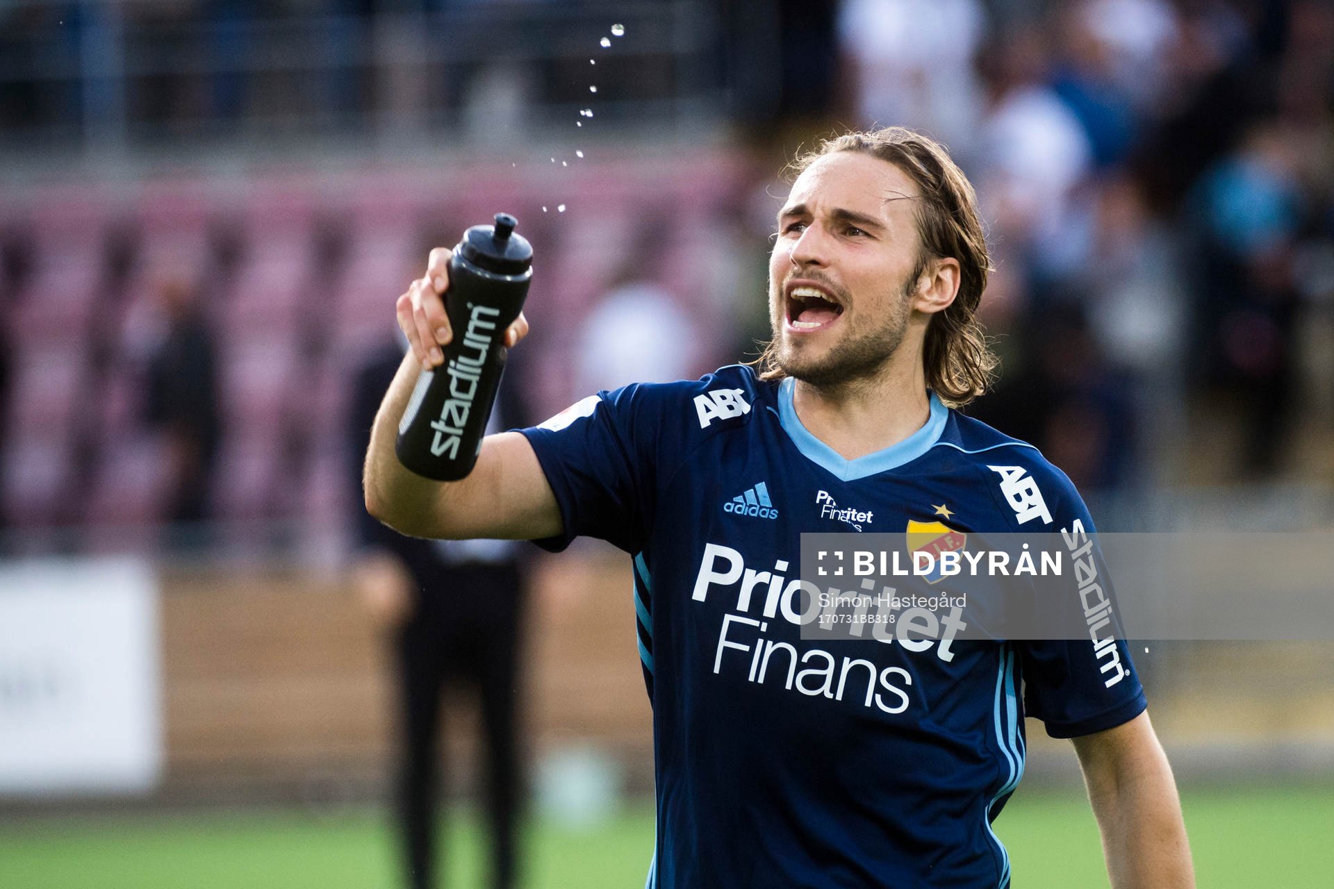 Djurgårdens Kevin Walker jublar