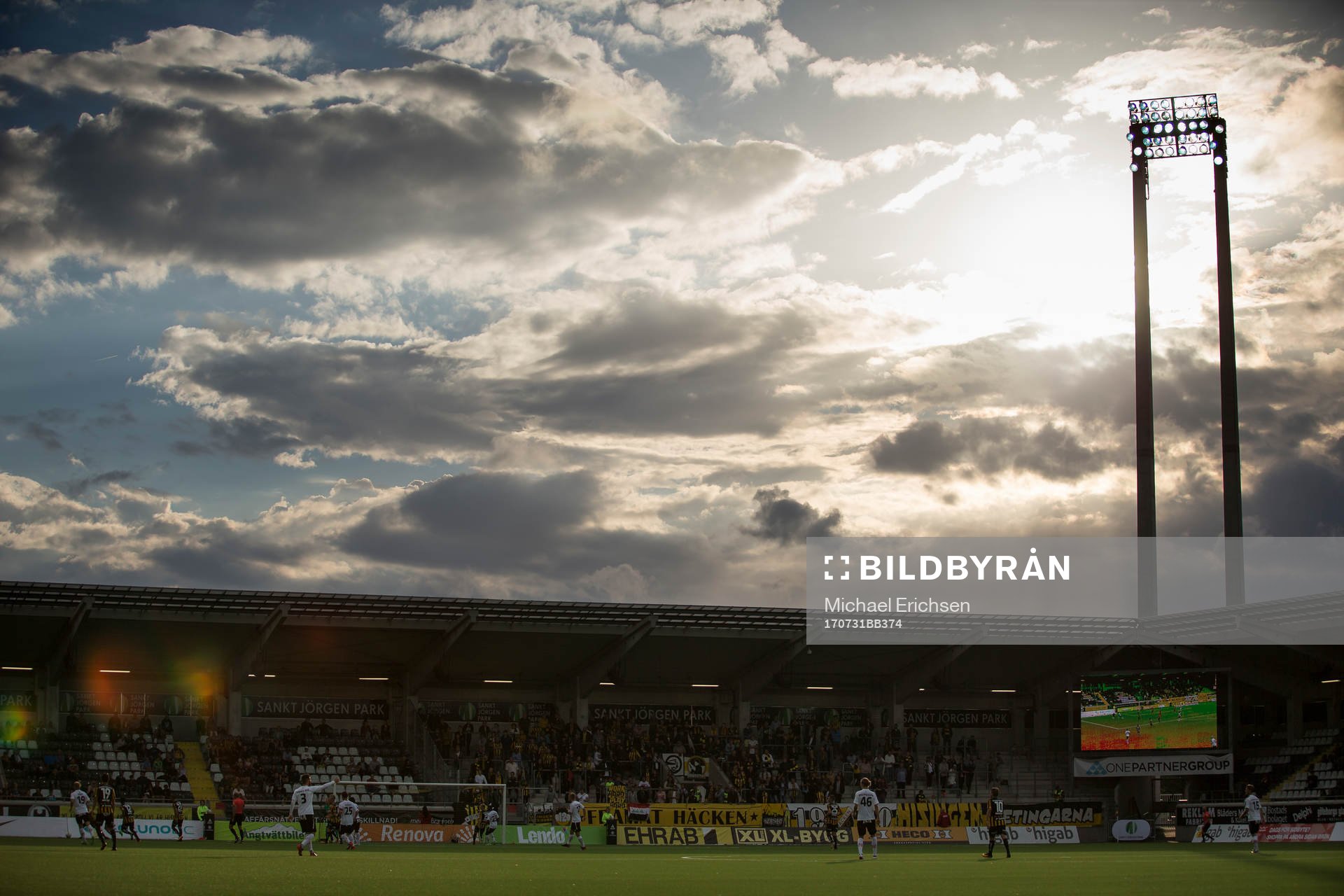 Vy över Bravida Arena