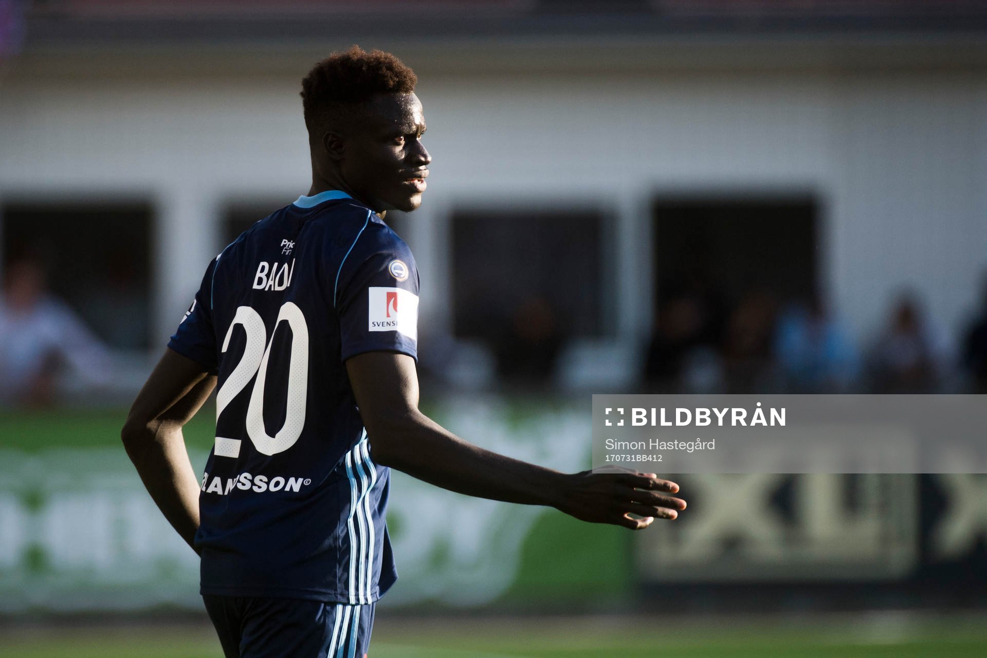 Djurgårdens Aliou Badji jublar