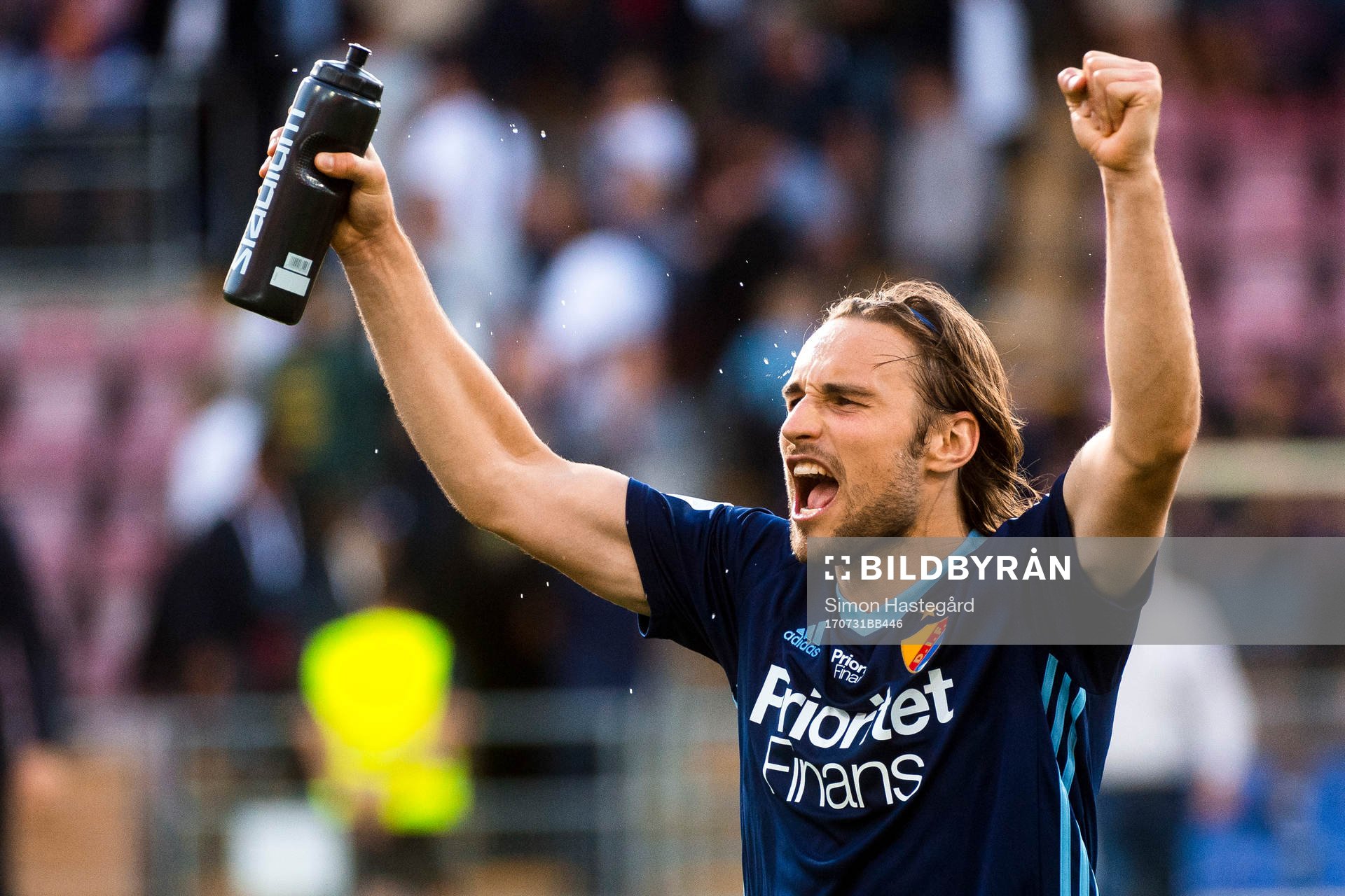 Djurgårdens Kevin Walker jublar