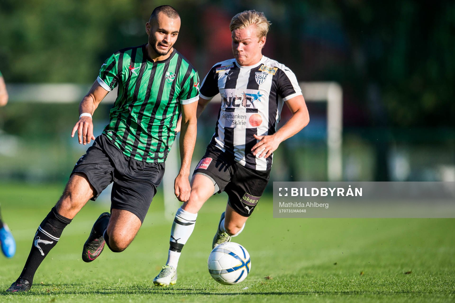 Högaborgs Ali Dirawi och Kågeröds Casper Sääski
