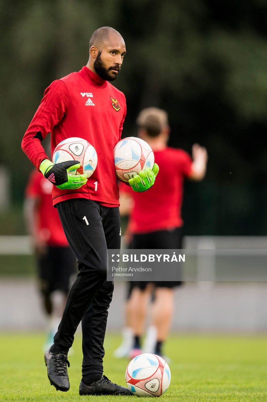 Östersunds målvakt Aly Keita