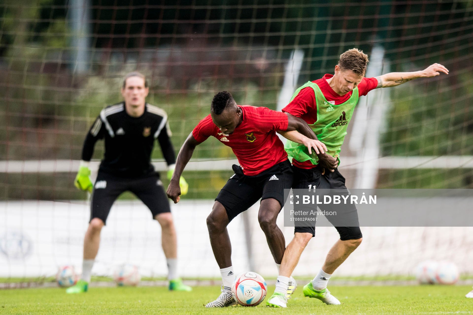 Östersunds Samuel Mensiro och Johan Bertilsson