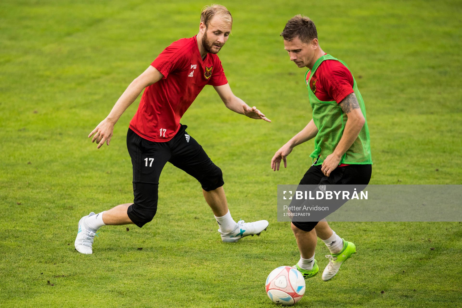 Östersunds Curtis Edwards och Johan Bertilsson