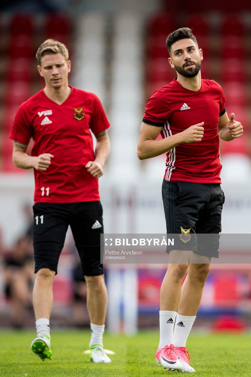 Östersunds Johan Bertilsson och Gabriel Somi