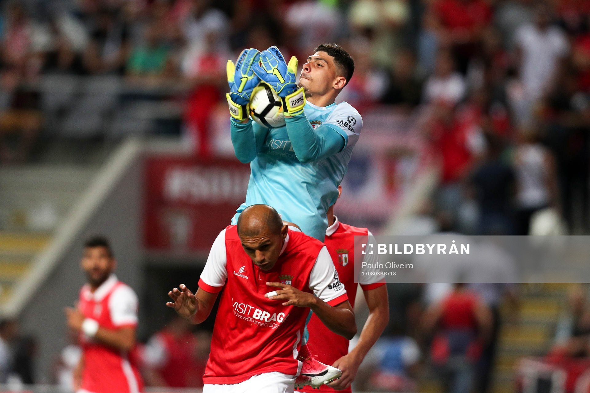 Matheus Magalhaes goalkeeper of SC Braga
