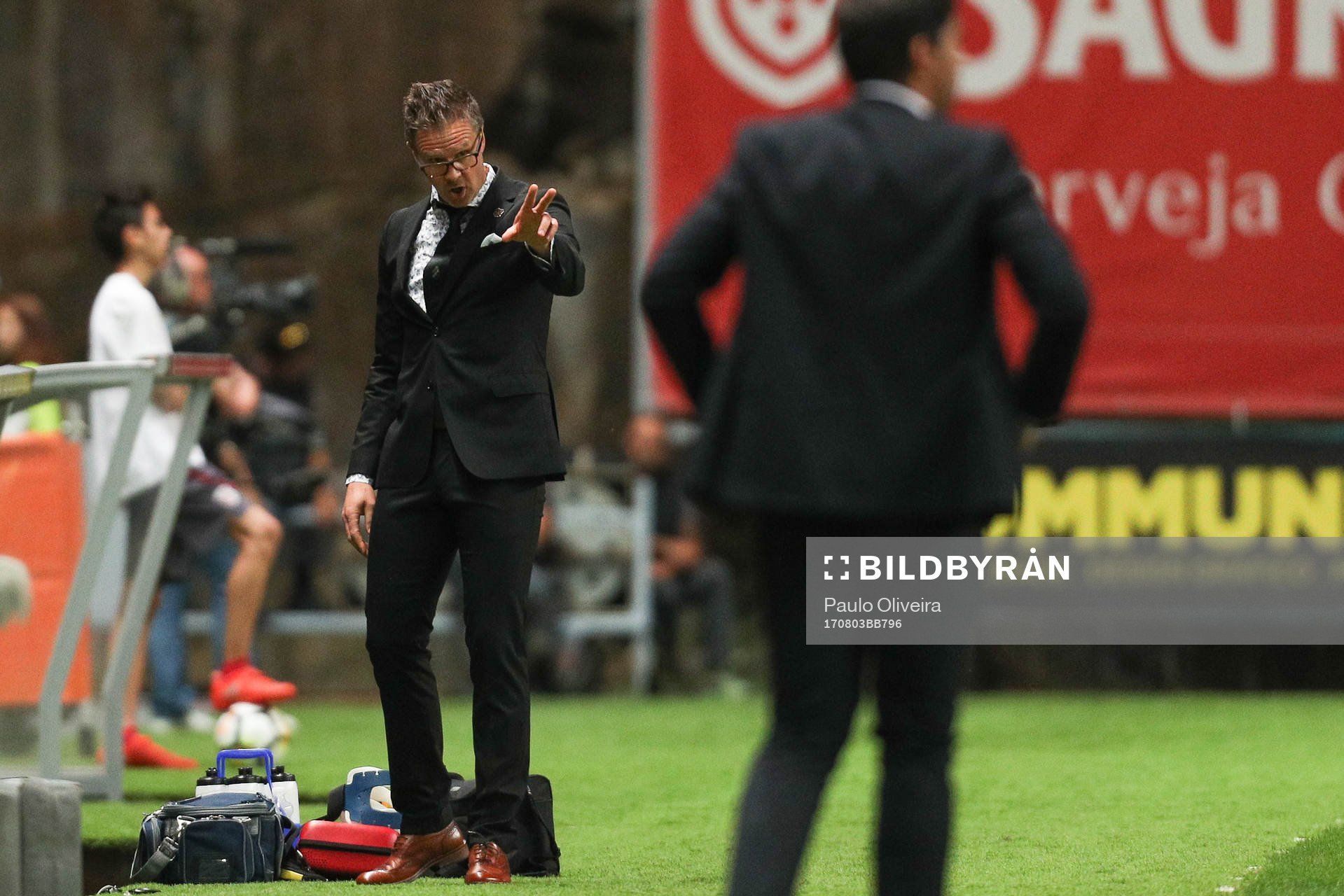 Rikard Norling coach of AIK reacts