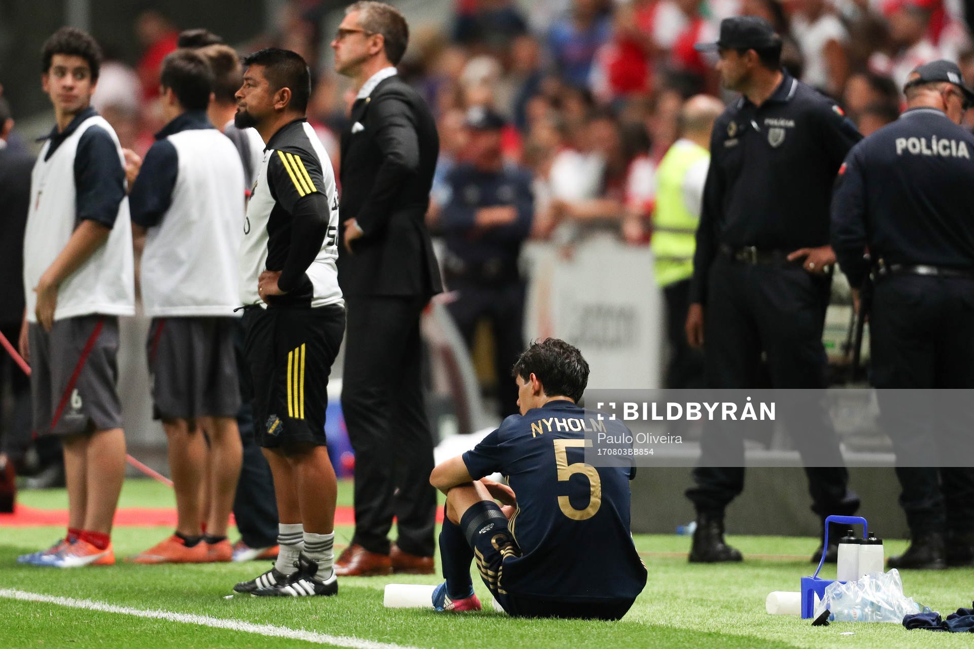 AIK players reacts