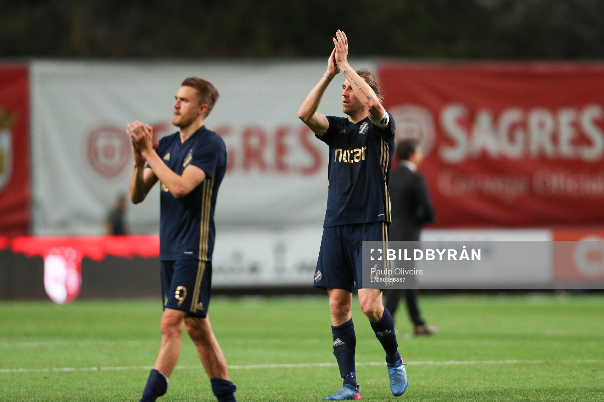 AIK players reacts