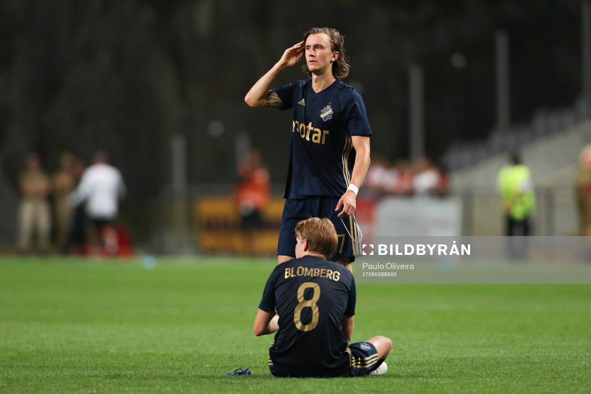 AIK players reacts