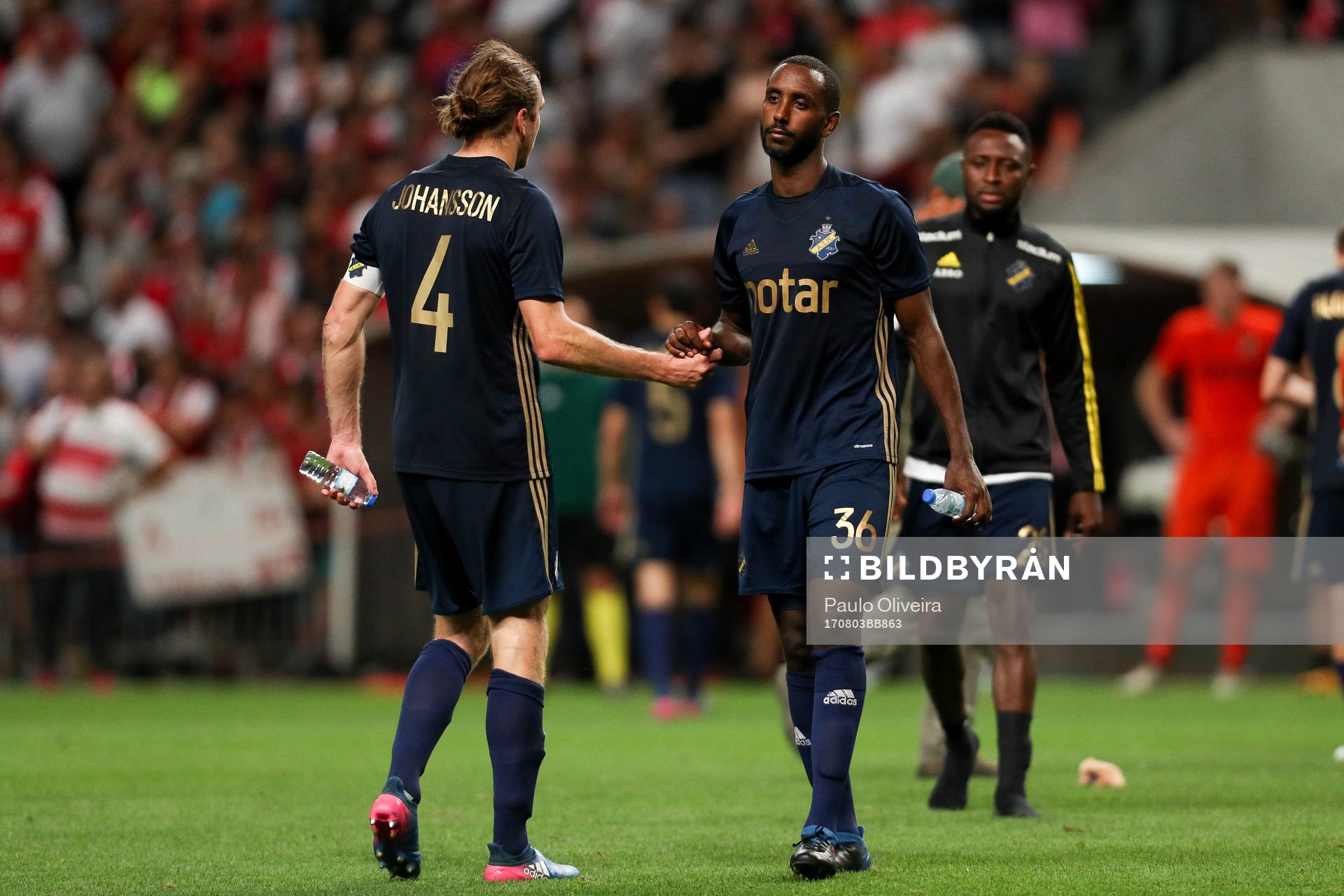 AIK players reacts
