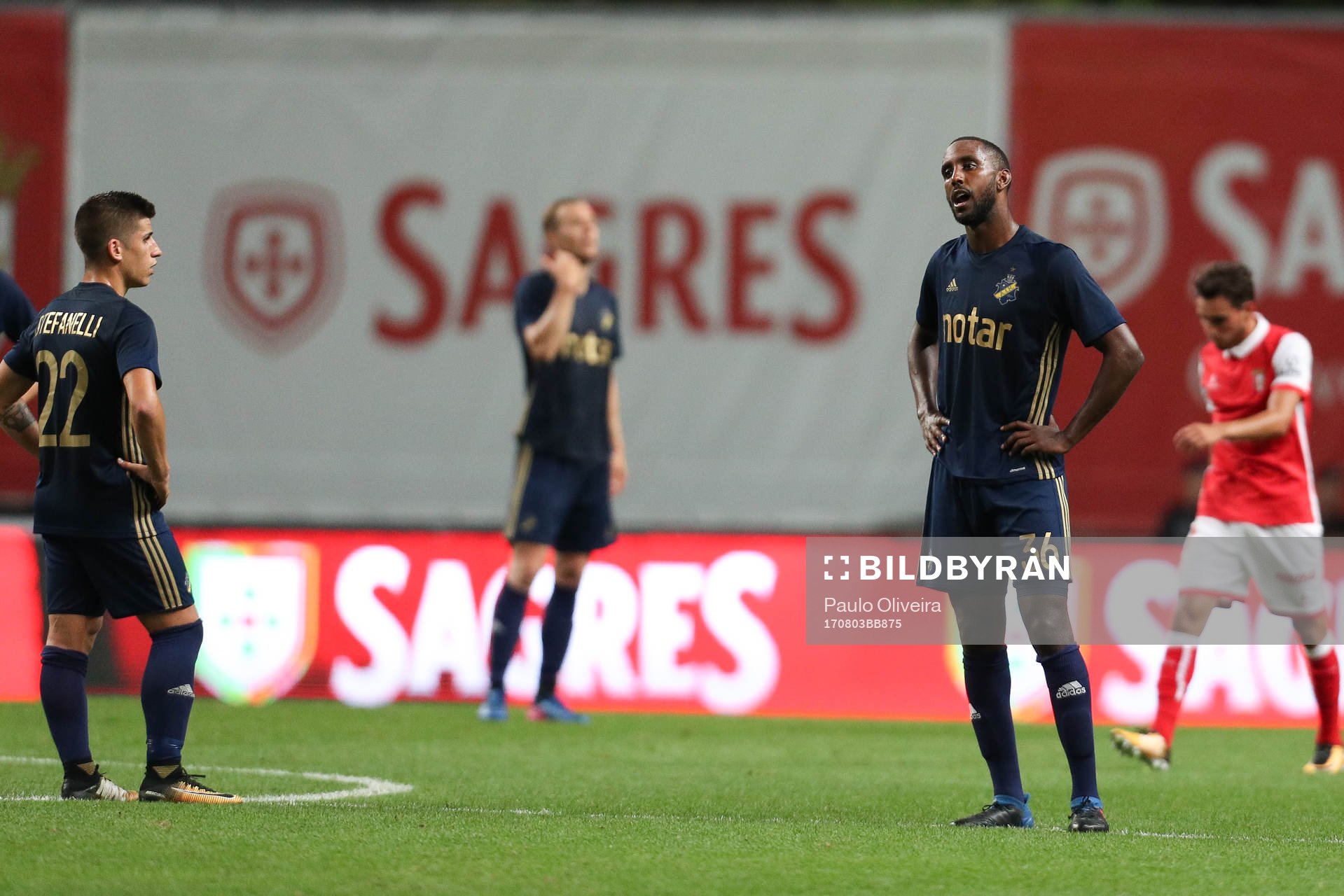 AIK players reacts