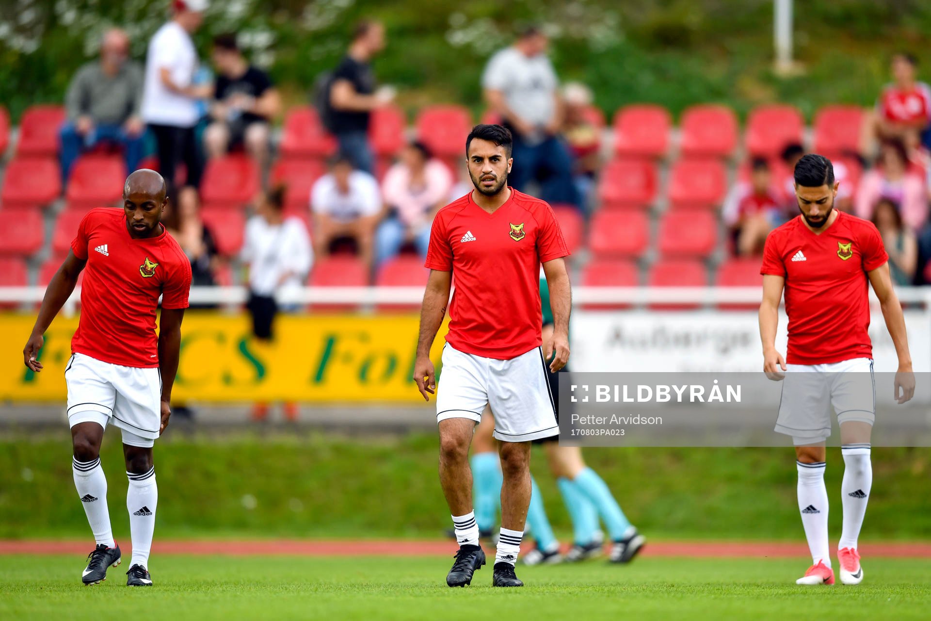 Östersunds Fouad Bachirou, Brwa Nouri och Gabriel Somi