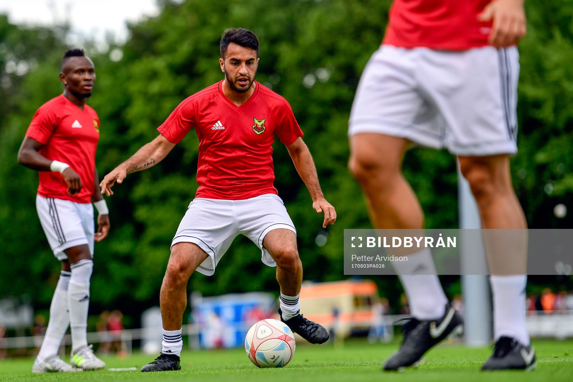 Östersunds Brwa Nouri värmer upp