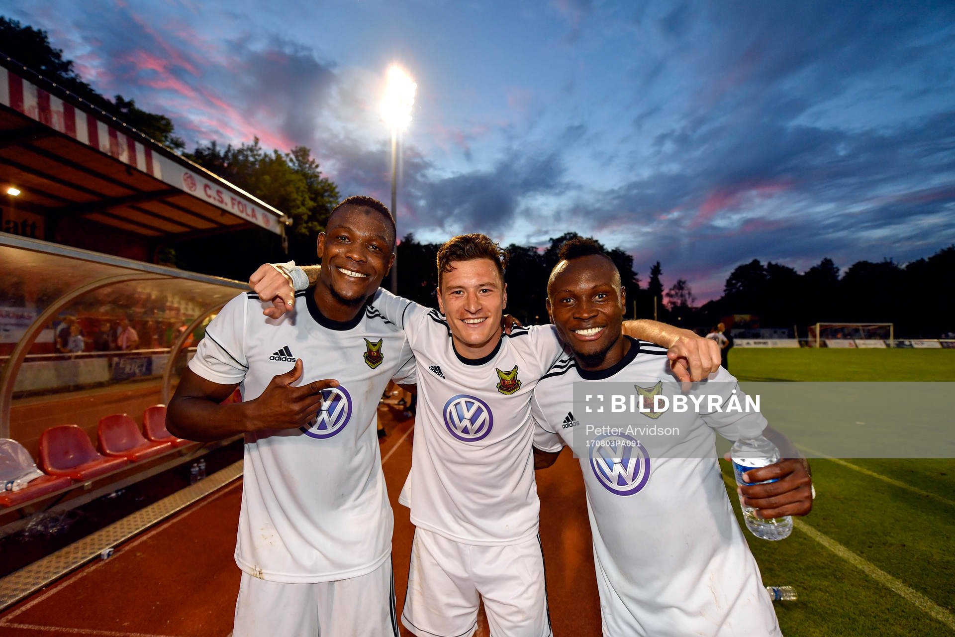 Östersunds Salisu Abdullahi Gero, Jamie Hopcutt och Samuel
