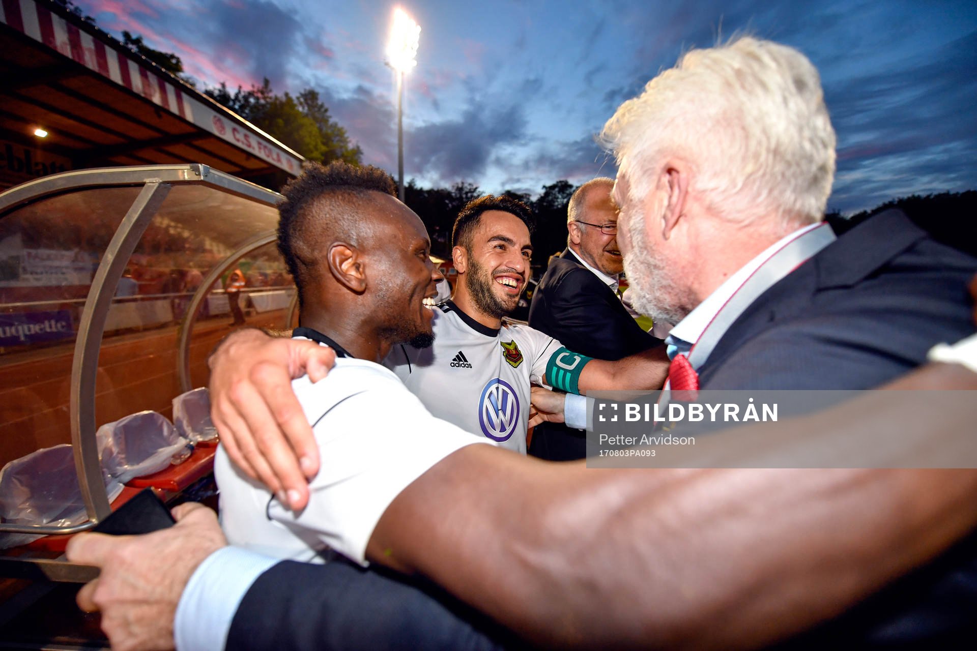 Östersunds Brwa Nouri jublar