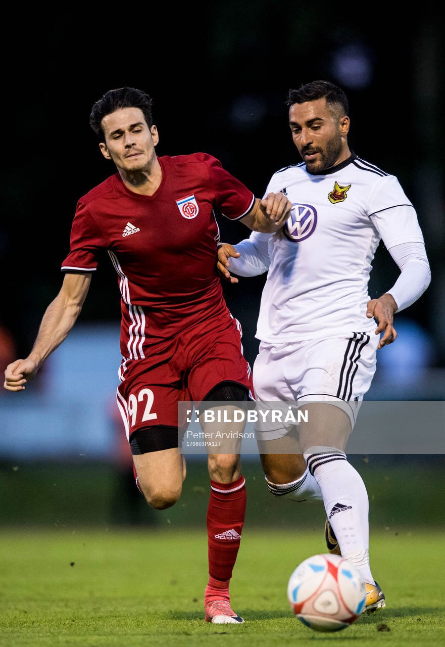 Fola Esch Ken Corral och Östersunds Saman Ghoddos