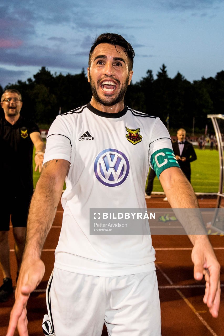 Östersunds Brwa Nouri jublar