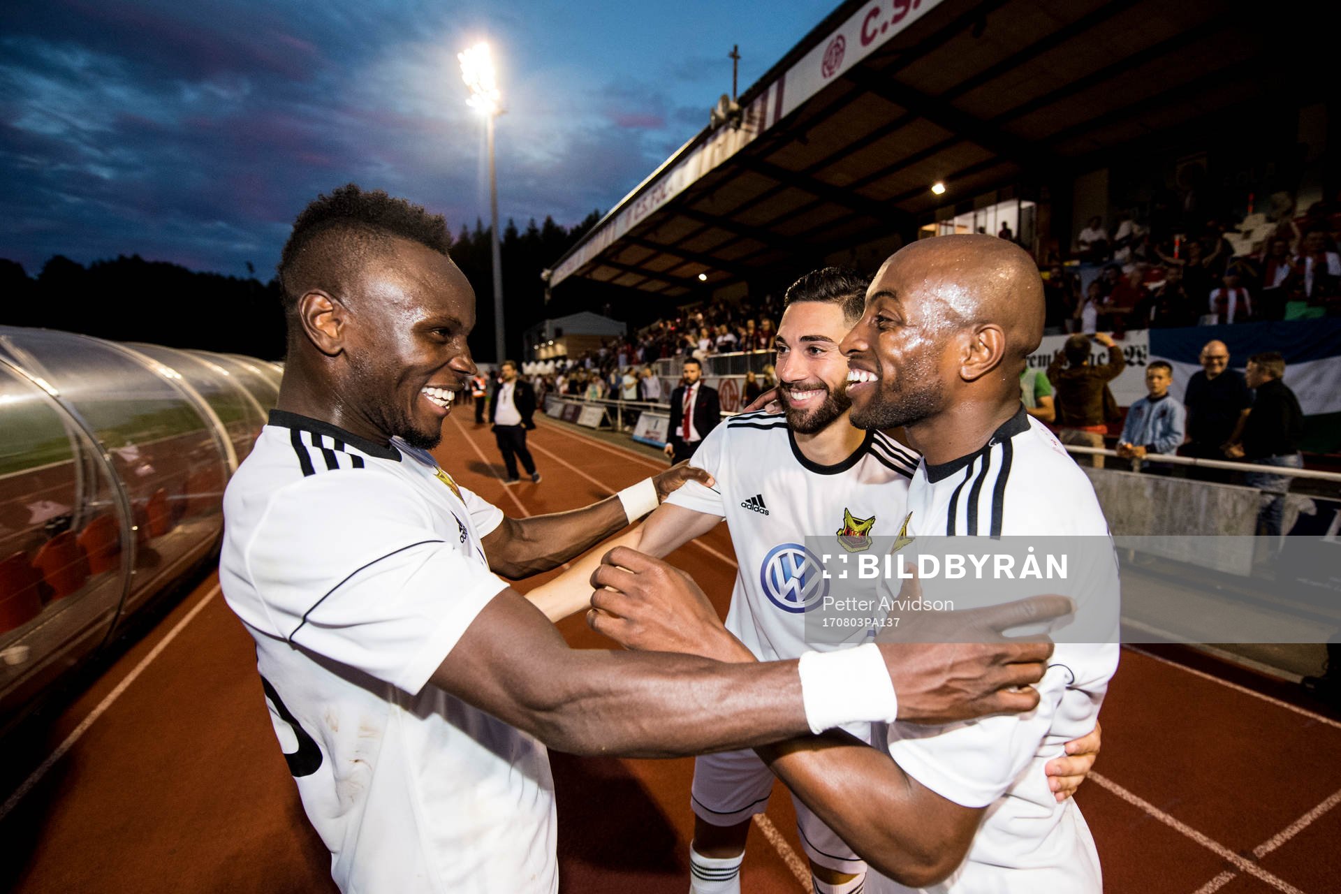 Östersunds Samuel Mensiro, Gabriel Somi och Fouad Bachirou