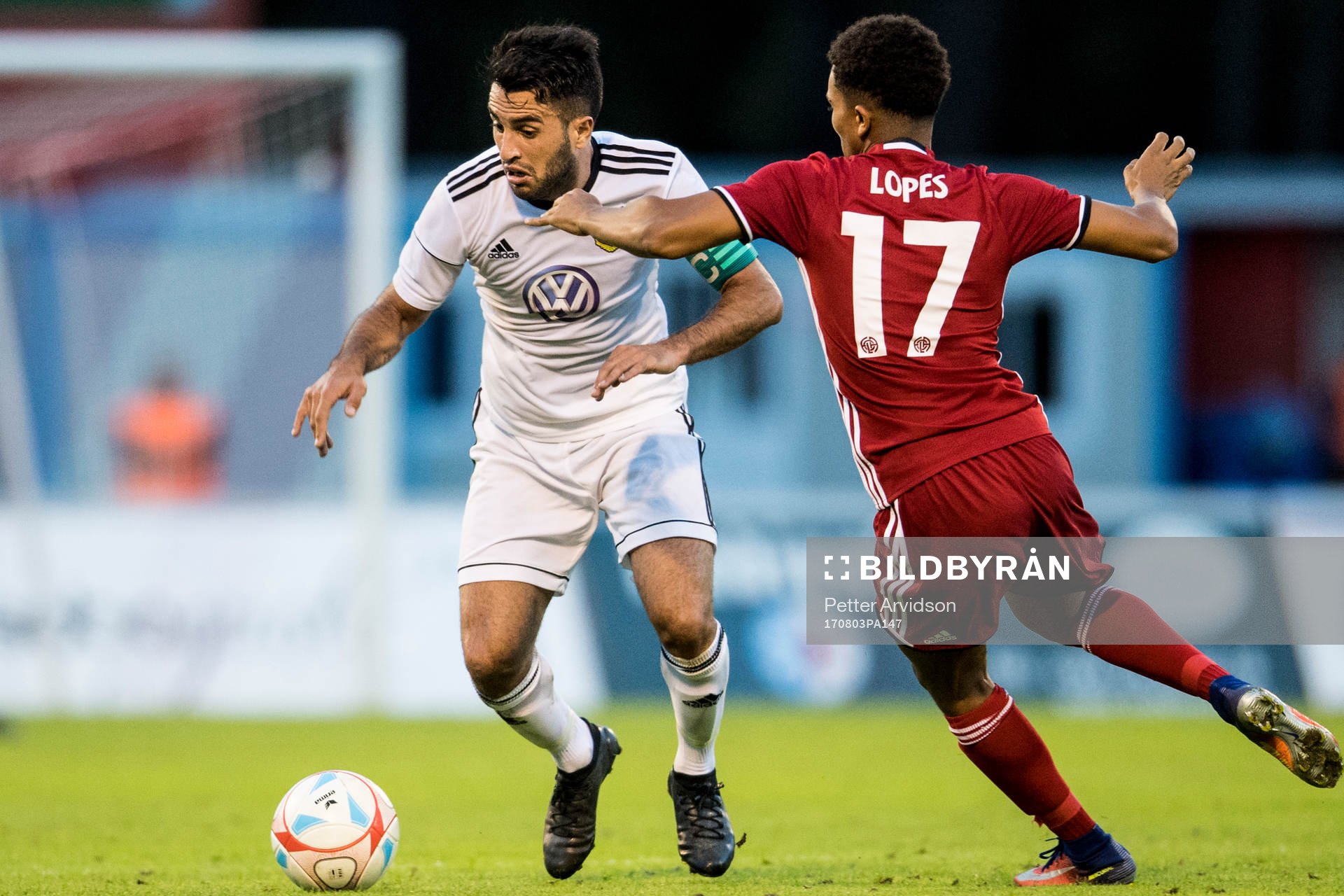 Östersunds Brwa Nouri och Fola Esch Stefan Rocha