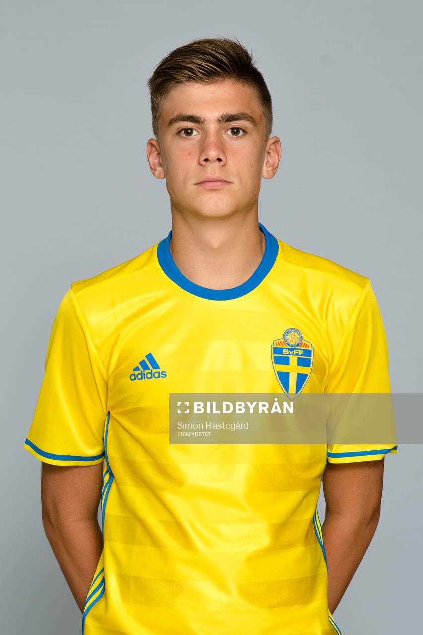 Tim Prica i P15/02-landslaget poserar för porträtt den 4 augusti 2017 i Stockholm.