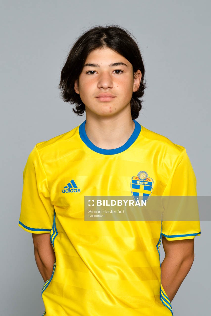 Nemanja Jankovic i P15/02-landslaget poserar för porträtt den 4 augusti 2017 i Stockholm.