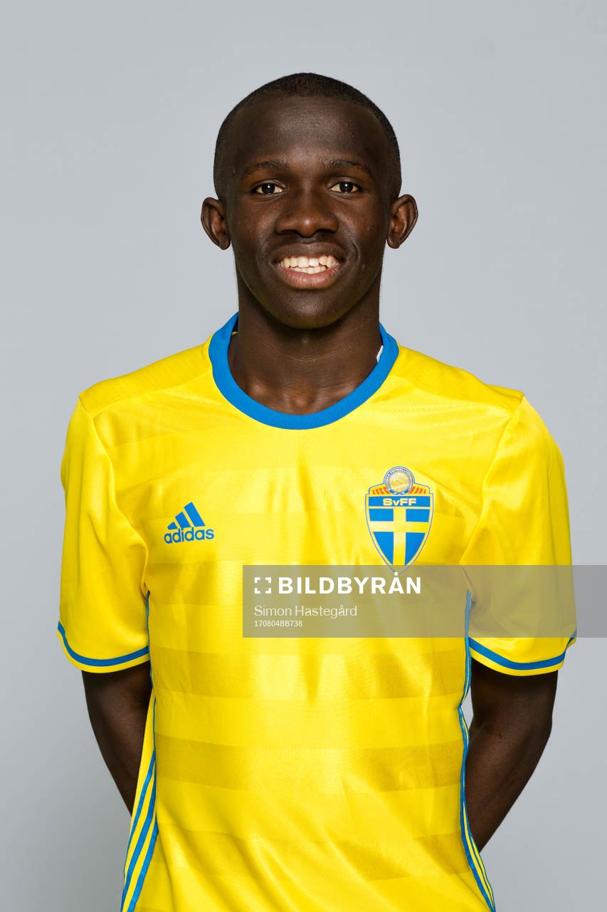 David Ngoma i P15/02-landslaget poserar för porträtt den 4 augusti 2017 i Stockholm.