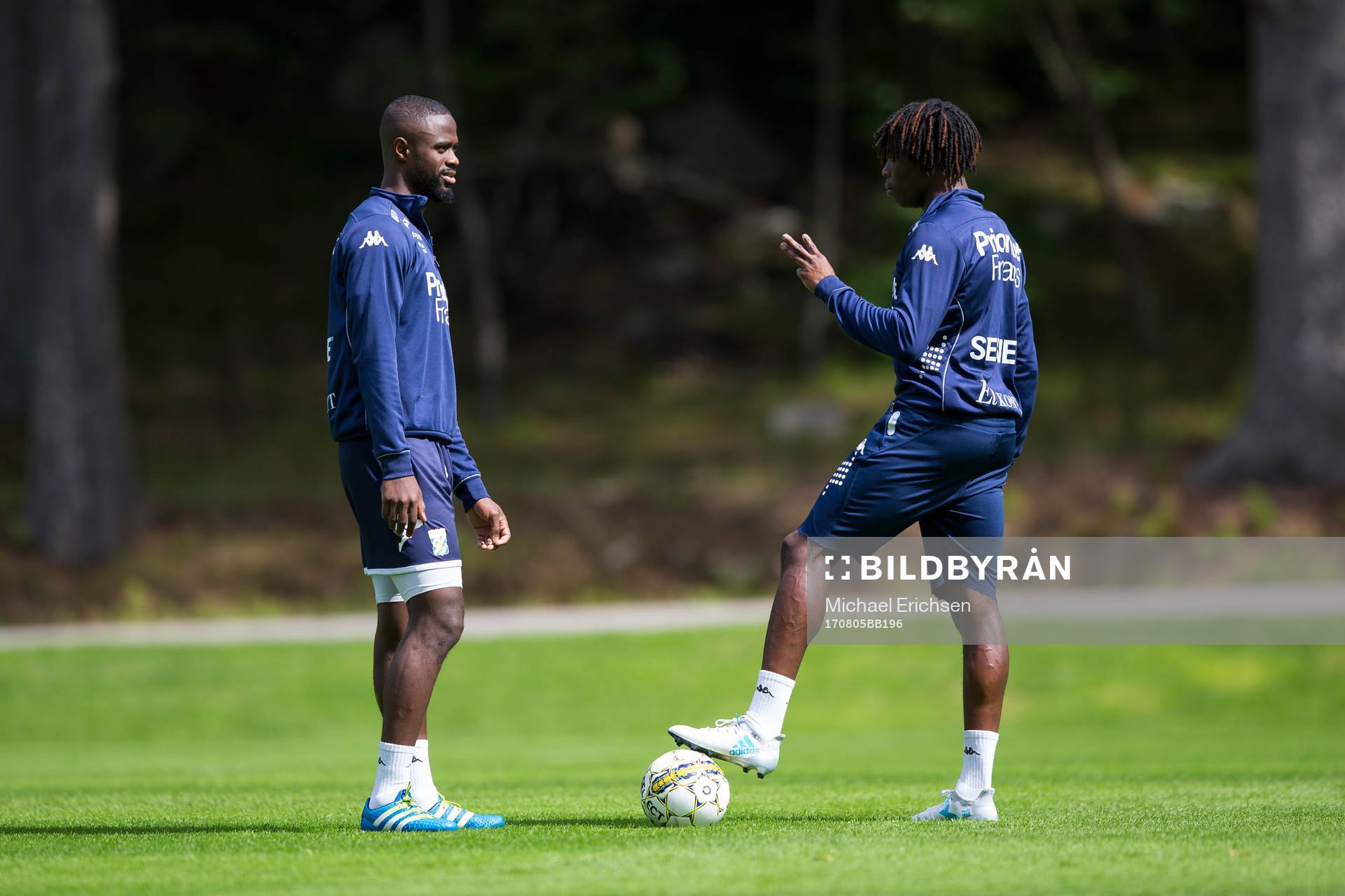 IFK Göteborgs Vajebah Sakor och Sam Adekugbe