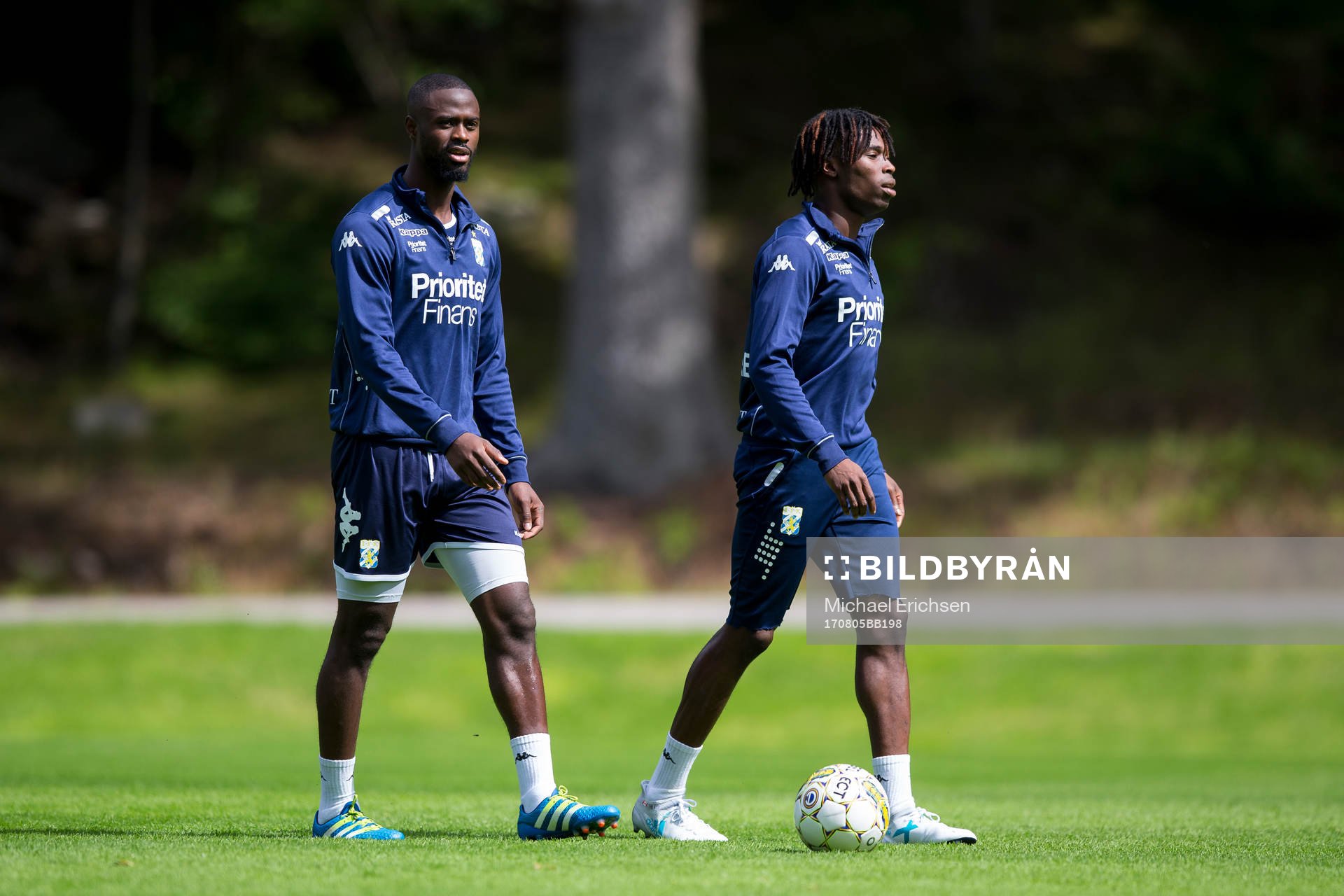 IFK Göteborgs Vajebah Sakor och Sam Adekugbe