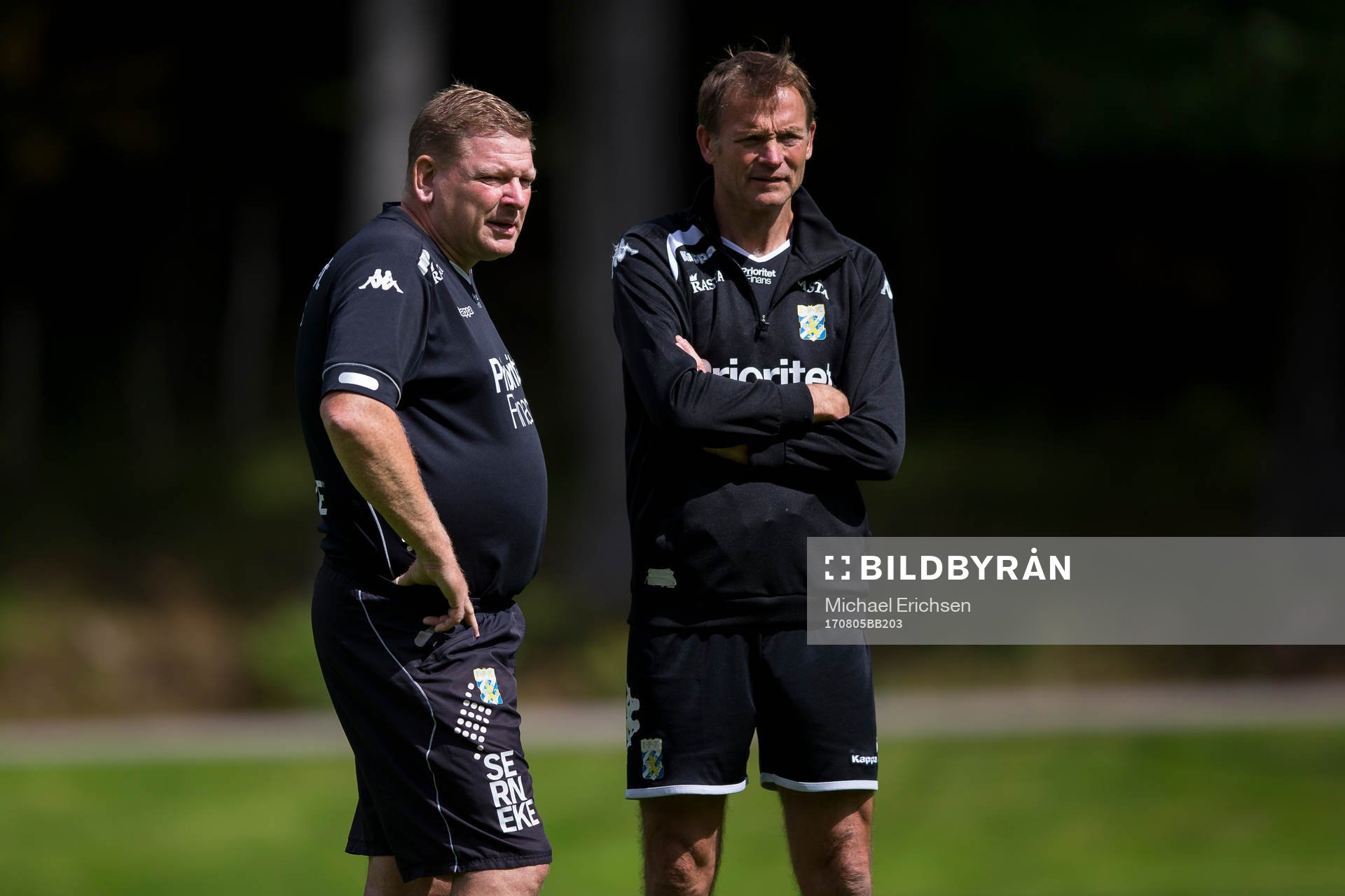IFK Göteborgs tränare Alf Westerberg och assisterande
