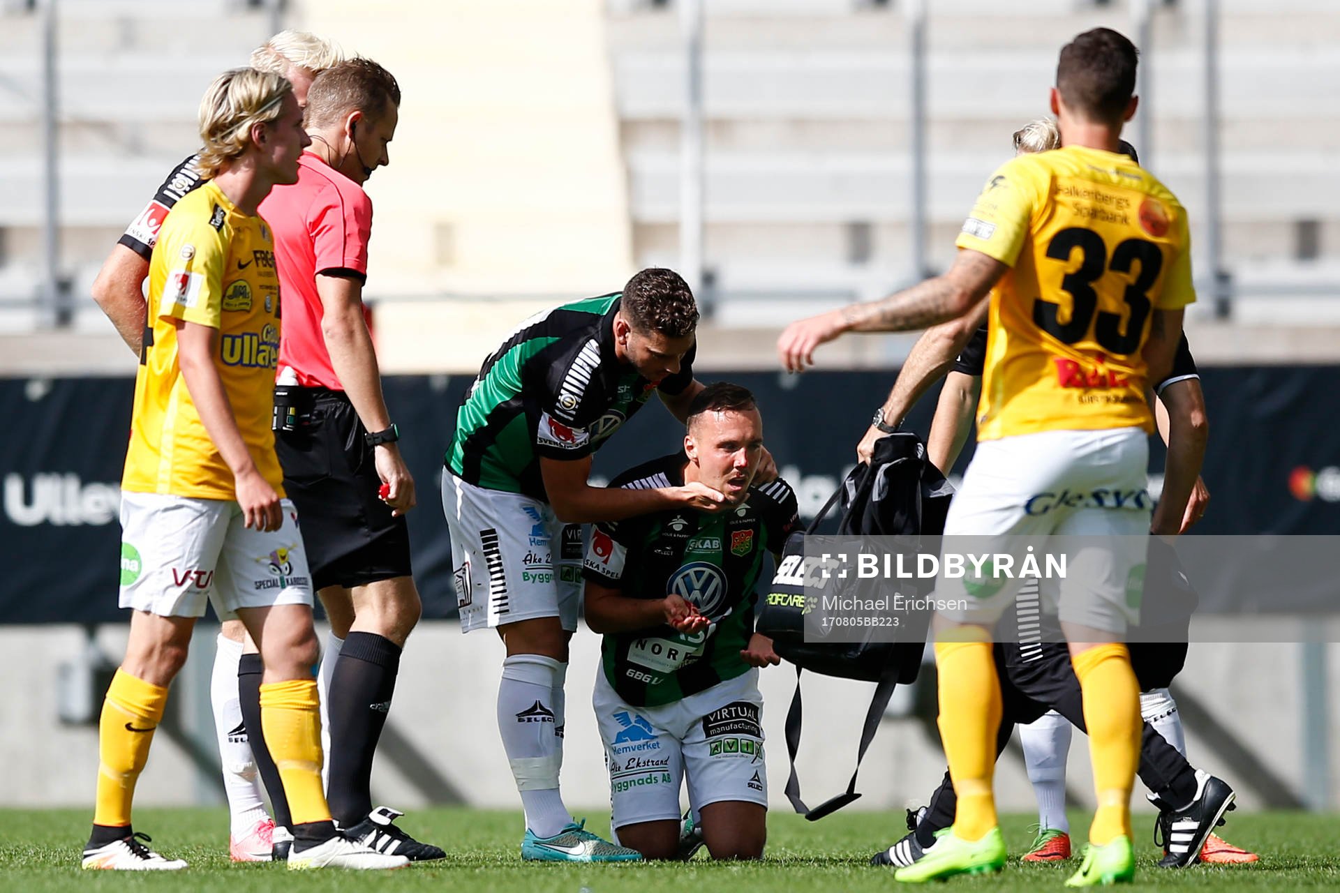 GAIS Sebastian Möller blir omplåstrad